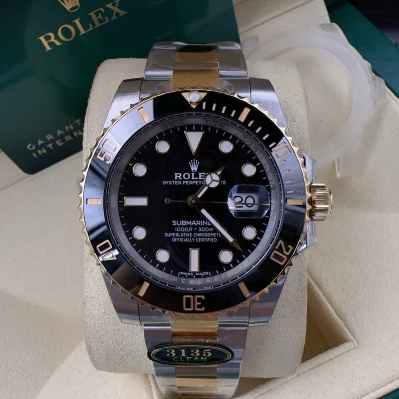 นาฬิกา-rolex-submariner-swiss-1-1-clean-factory-เน้นใส่สลับแท้ครับ