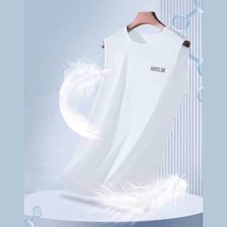 AIRmill® Cooling-Top เสื้อแขนกุดคอกลม -5°C ไมโครไฟเบอร์ บางเบา เย็นสบาย ยืดหยุ่นสูง นุ่มนวล ระบายอากาศ แห้งไว
