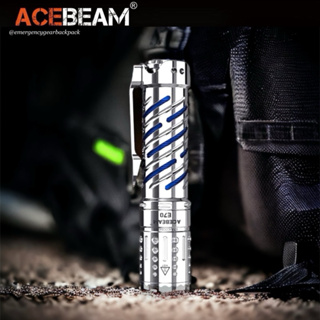 ACEBEAM E70-SS 4000LMS 220M Stainless Steel EDC Flashlight (ไม่รวมแบตเตอรี่)