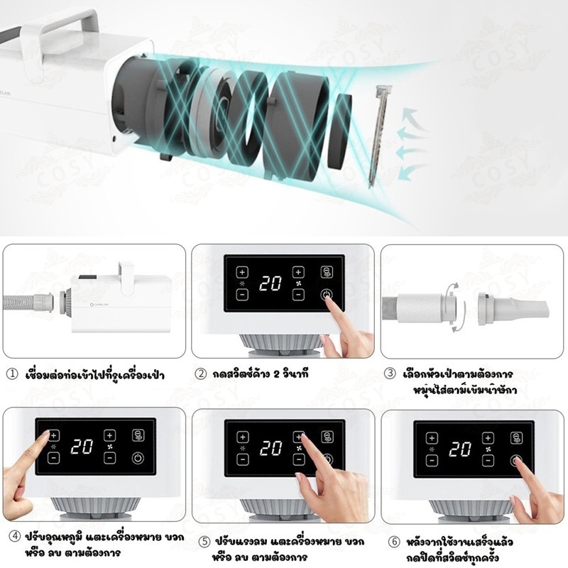 h88-เครื่องเป่าขนสัตว์เลี้ยงอัจฉริยะ-เครื่องเป่าขนน้องหมา-น้องแมว-ที่เป่าขนสัตว์เลี้ยง-แบรนด์-carelar-ระบบประจุไอออนลบ