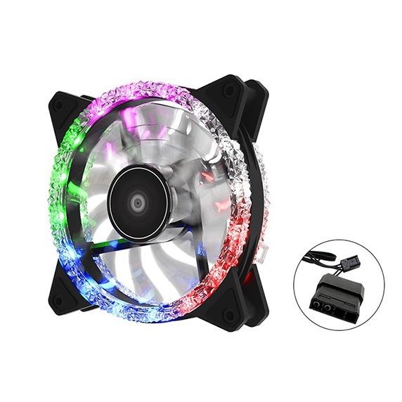 ⚡️ พัดลมเคส Sparkling Diamond Fan Case 12 CM. ⚡️ | Shopee Thailand