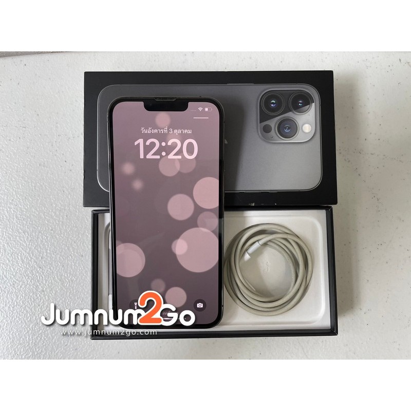 รหัสสินค้า : J0663-23 13 โปร 128GB สภาพแบต 100% ประกันร้าน เครื่องสีเทา ...