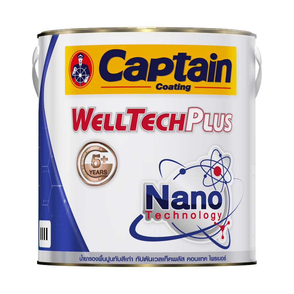 WELLTECH PLUS CONTACT PRIMER น้ำยารองพื้นปูนทับสีเก่า เวลเท็ค พลัส ขนาด ...