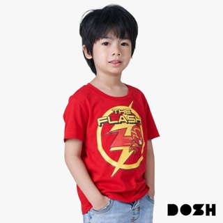 DOSH BOYS T-SHIRTS THE FLASH MOVIE 2023 เสื้อยืดคอกลม แขนสั้น เด็กชาย DFMBT5001-RE