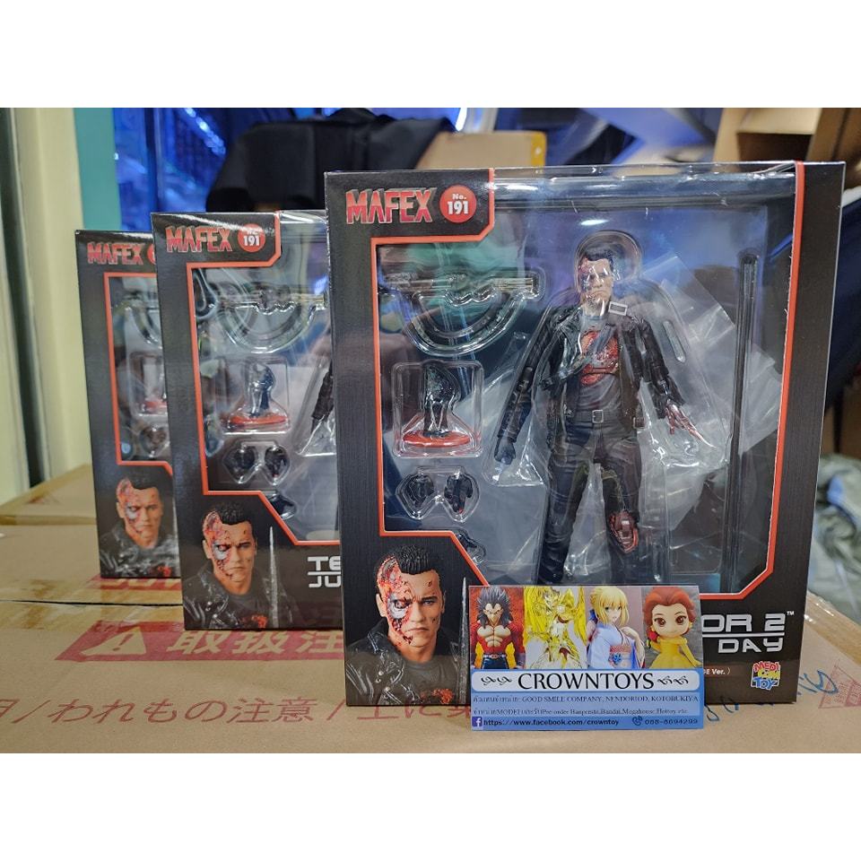 Medicom Statuetta MAFEX T-800 (Battle Damage Ver.) – Terminator 2, 16 Cm