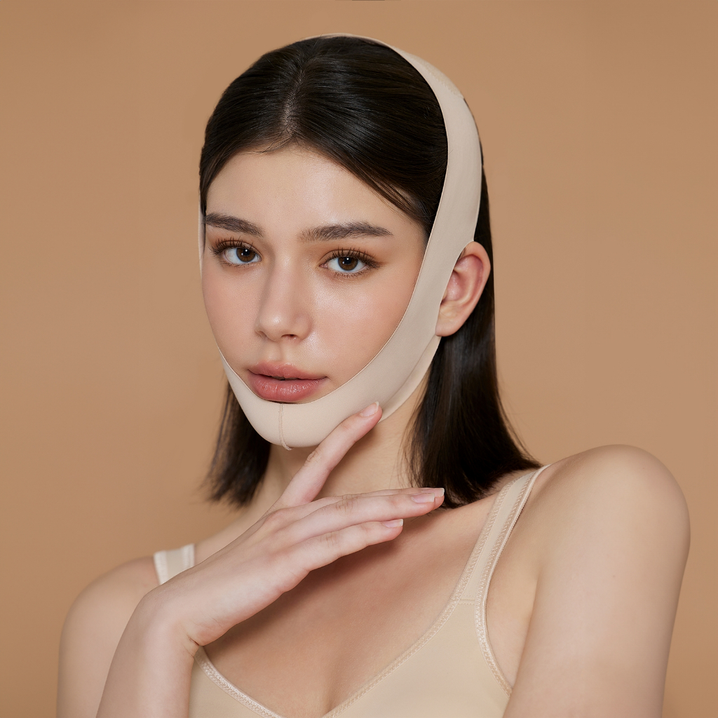 ผ้ารัดหน้า Vshape Face Compression Bandage 1163.6 Shopee Thailand