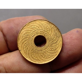 เหรียญสตางค์รู 1 สตางค์ สต.แท้ 💯% ปี ร.ศ.130 เนื้อทองแดง ผ่านใช้ #สตางรู #เหรียญสต.รู #เหรียญรู #เหรียญโบราณ #เงินโบราณ