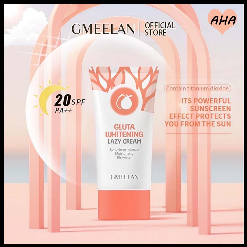 gmeelan-gluta-whitening-lazy-cream-ครีมไวท์เทนนิ่ง-ครีมบำรุงผิวหน้า-ครีมบำรุงผิว-โลชั่นไวท์เทนนิ่ง-ไวท์เทนนิ่ง-แท้100