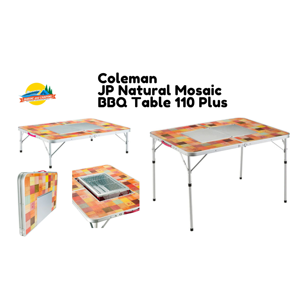 Coleman JP Natural Mosaic BBQ Table 110 Plus | Shopee Thailand