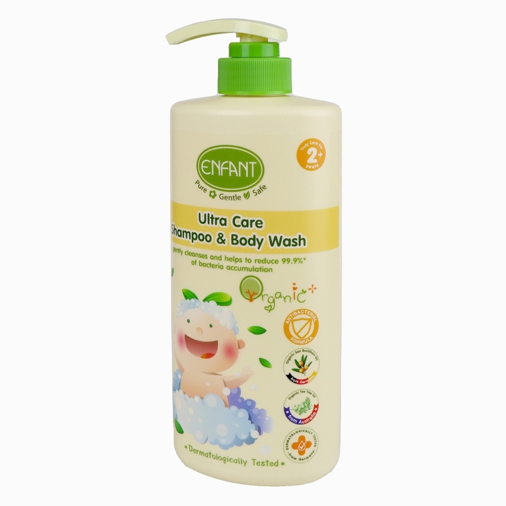 ENFANT EXTRA CLEAN SHAMPOO & BODY WASH สูตร ANTI BACTERIAL สำหรับเด็ก 2 ...