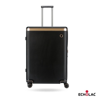 ECHOLAC : กระเป๋าเดินทาง รุ่นไดนาสตี้ (Dynasty PC142A) - สีดำ (Black)