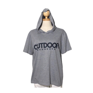 เสื้อยืดแขนสั้น มีฮู้ด มือสอง Brand : OUTDOOR PRODUCTS