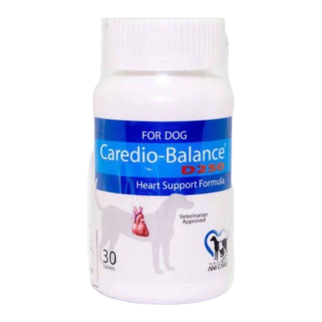 caredio-balance-d250-heart-อาหารเสริม-สุนัข-บำรุงหัวใจ-30-เม็ด-อาหารเสริมสุนัข-หัวใจ