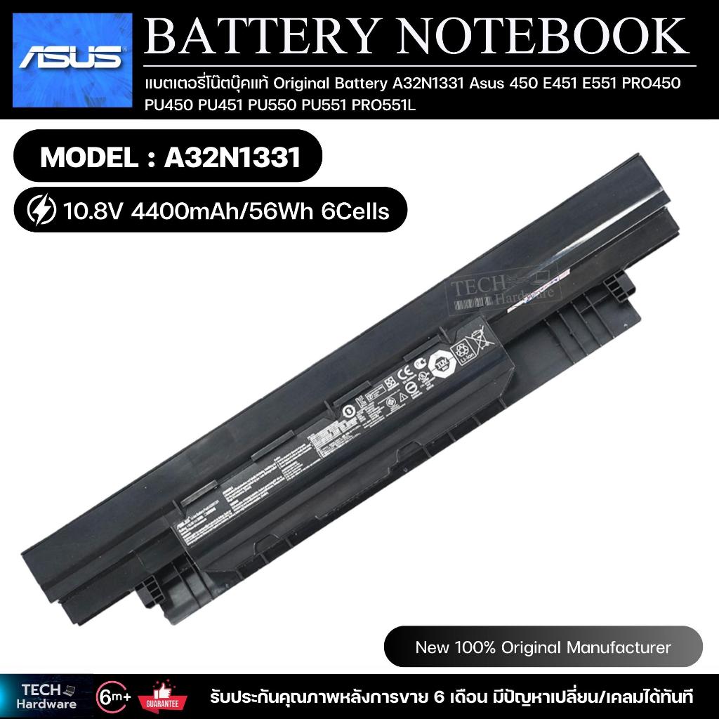 Batería Para Portátil ASUS A32N1331 - 49 Wh, 11.1V, 6 Celdas, Compatible Con Series 450, E451, E551, PRO450, PU450, PU551