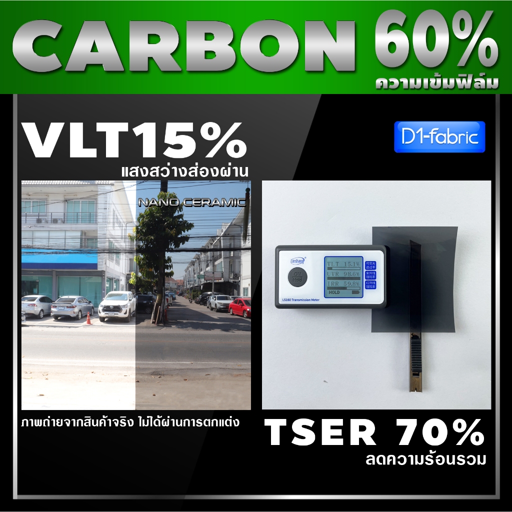 ฟิล์มกรองแสง-ฟิล์มกรองแสงรถยนต์-ฟิล์มอาคาร-vlt15-ฟิล์มคาร์บอน-nano-carbon-window-film-ราคาต่อเมตร-ส่งไว