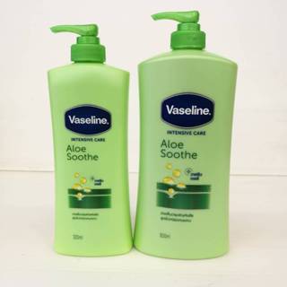 (มี 2 ขนาด) Vaseline Intensive Care Aloe Soothe(320, 500 มล.) วาสลีน อินเทนซีฟ แคร์ อโล ซูธ โลชั่นบำรุงผิวกาย