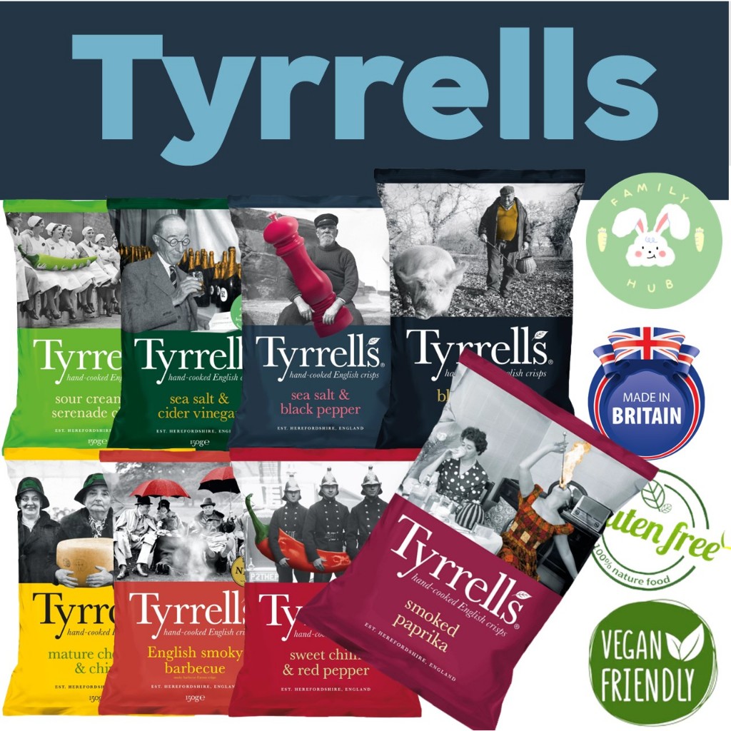 tyrrells-มันฝรั่งทอดกรอบนำเข้าจากengland-พร้อมส่ง-มีให้เลือก-11รสชาติ