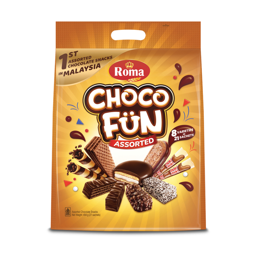 Roma Assorted Chocolate Fun 454g รวมขนมช็อกโกแลต | Shopee Thailand