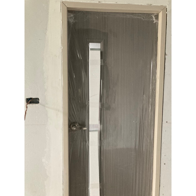ประตูชุดบานประตู-upvc-1-00x2-00-ใช้สำหรับภายนอก-ภายใน-บานสีสักโอ๊คเหมาะกับการใช้งานภายใน