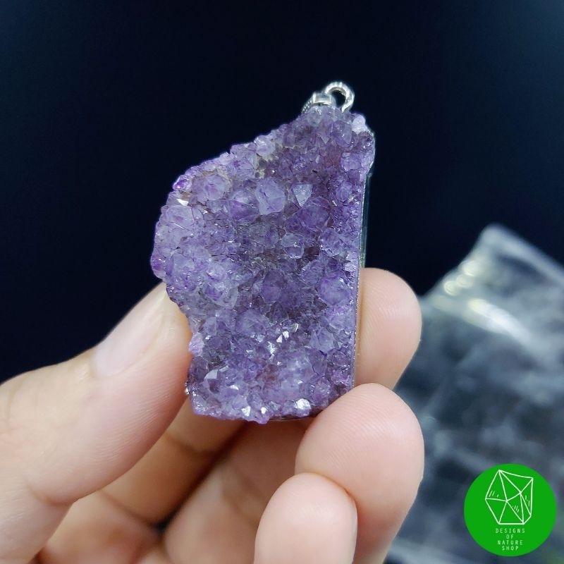 จี้ผลึกอเมทิ-สต์-ธรรมชาติ-amethyste