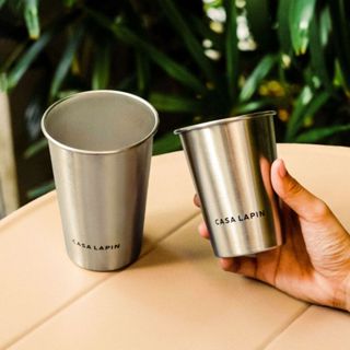 Stainless Steel Cup l แก้วสแตนเลส l แก้วน้ำสำหรับเครื่องดื่มเย็น l ขนาดพกพา l CASA LAPIN SPECIALTY COFFEE