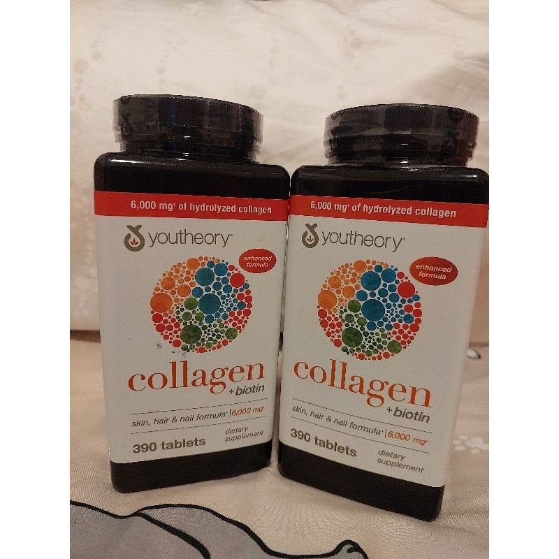 Youtheory Collagen Plus Biotin 390 Tablets Shopee Thailand