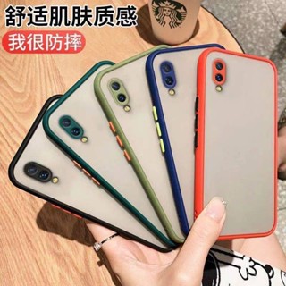 [ส่งจากไทย] เคสกันกล้องหลังด้าน เคสโทรศัพท์ Case samsung A02 M02 เคสกันกระแทก ปุ่มสีผิวด้าน กันรอยกล้อง 025