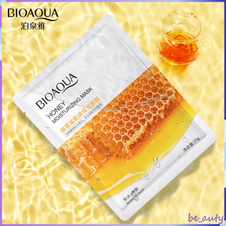 Honey mask มาส์กน้ำผึ้ง มาส์กผิวขาวเนียนใส ลดริ้วรอย อย่างเห็นผลมาส์กให้ความชุ่มชื้นแผ่นมาสก์หน้าน้ำผึ้งธ  บำรุงผิวพรรณ