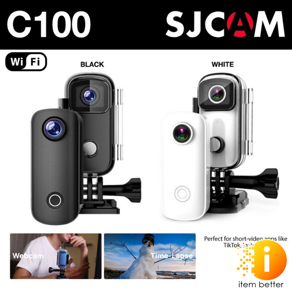 กล้องแอคชั่นขนาดเล็ก SJCAM C100 1080P 30fps 30M Waterproof กันน้ำได้ ...
