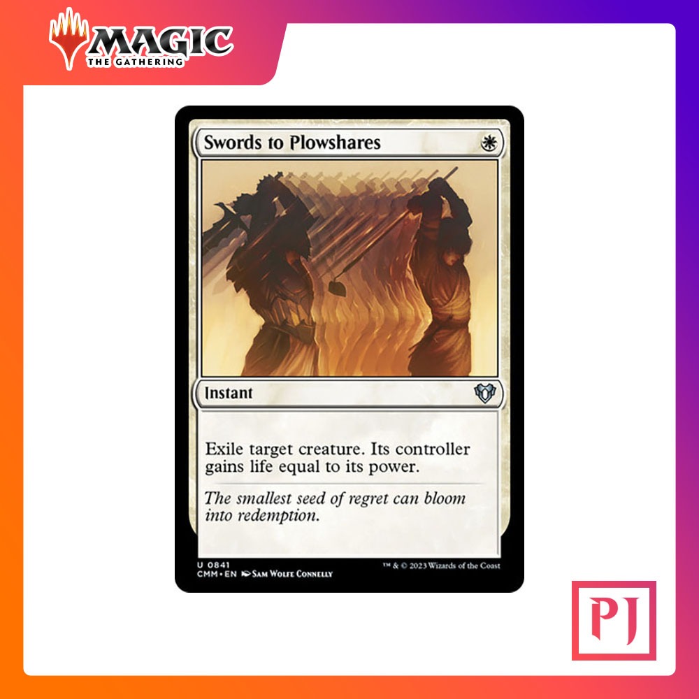 [MTG] Swords to Plowshares [CMM] [WHITE] [NORMAL] [ENG] (Magic