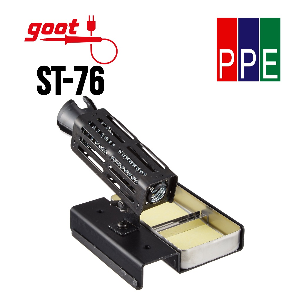 ST-76 [Goot] แท่นวางบัดกรีปรับองศาได้ Ceramic Soldering Iron Stand ...