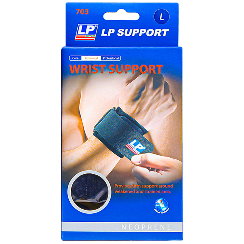 [ของแท้ 100] LP SUPPORT 703 ผู้ชาย/ผู้หญิง ที่รัดข้อมือ ซัพพอร์ทข้อมือ