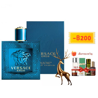 ของแท้ 🔥พร้อมส่ง🔥 Versace Eros Pour Homme EDT 100ML น้ำหอมผู้ชาย กลิ่นนิยม ของขวัญแฟน