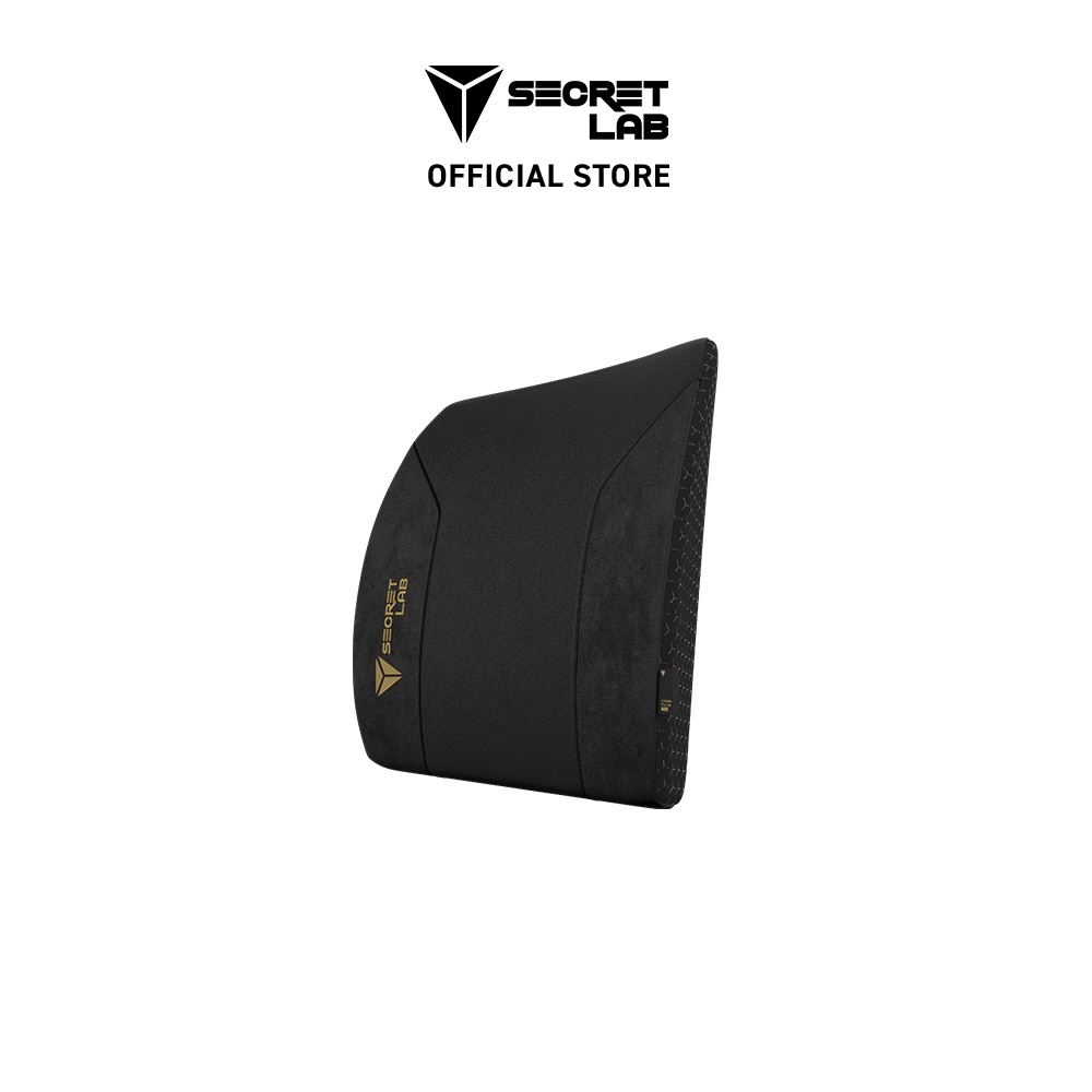 Secretlab Lumbar Pillow Pro—สีดำ (Black) หมอนรองหลังเมมโมรี่โฟมคูลลิ่ง