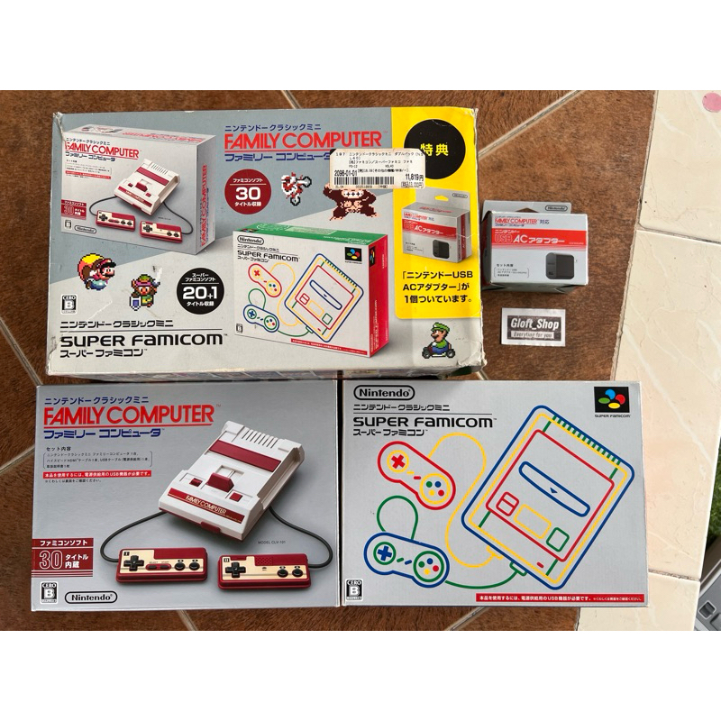 เครื่องเกม Famicom Mini / Super Famicom mini SFC ของแท้ Nintendo ลงเกม ...