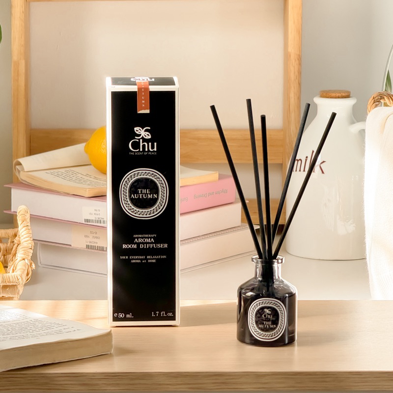 Chu The Autumn Aroma Room Diffuser 50 ml. ก้านไม้หอมปรับอากาศ กลิ่นดิ ...