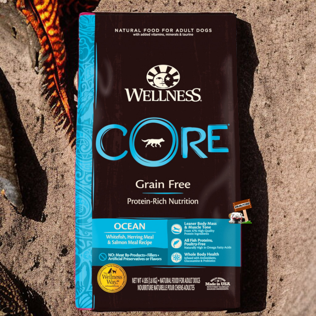 Wellness CORE Dry Dog Food 1011.8kg **แถมฟรี 1.8กก ตามสูตร จำนวน1ถุง