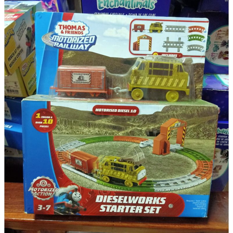 Thomas Friends Motorized Railway Dieselworks Starter Set