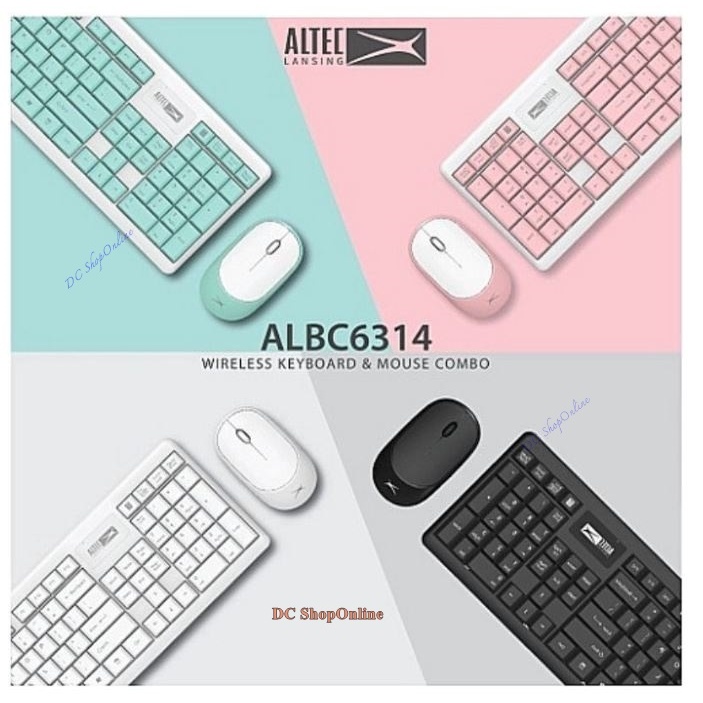 altec-lansing-wirless-keyboard-mouse-รุ่นspt6314-altec-lansing-6314แป้นพิมพ์ไทย-อังกฤษ