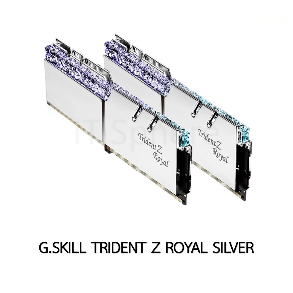 32GB(16x2GB) BUS3600 RAM G.SKILL TRIDENT Z ROYAL SILVER RGB BUS 3600 ...