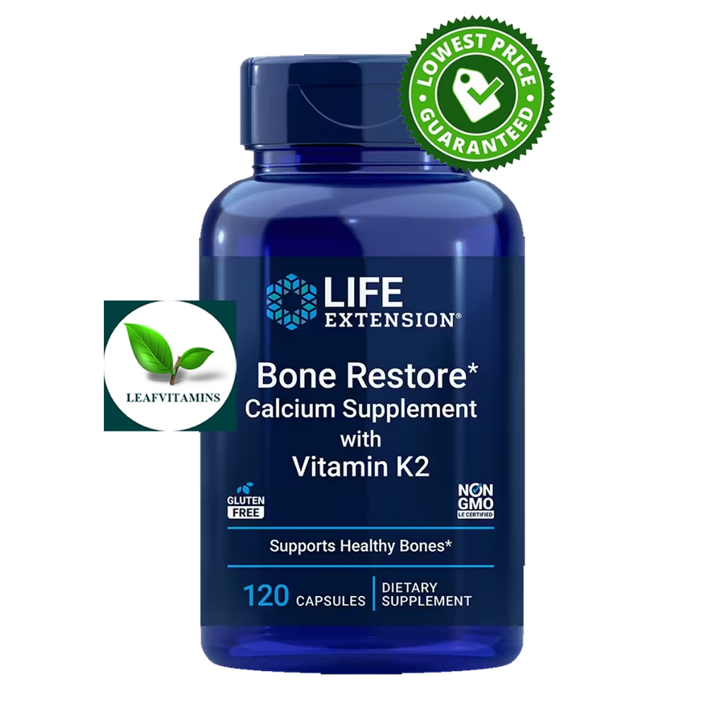 Life Extension Bone Restore with Vitamin K2 / 120 Caps Shopee Thailand
