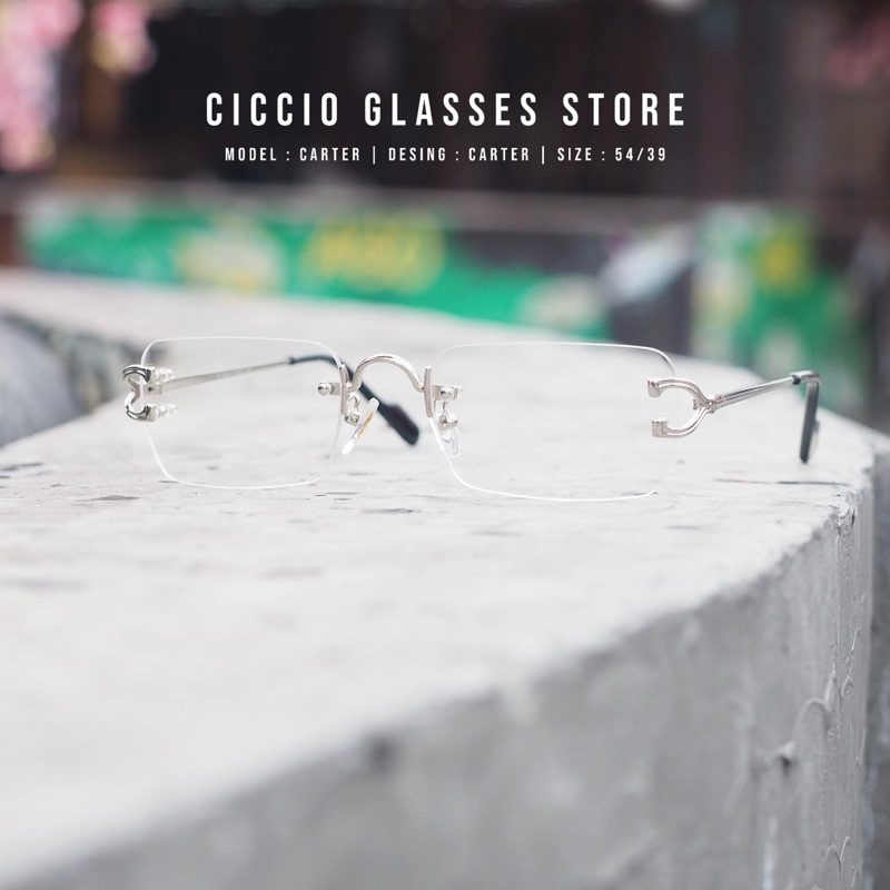 ciccio-rimless-แว่นไร้กรอบ-model-carter