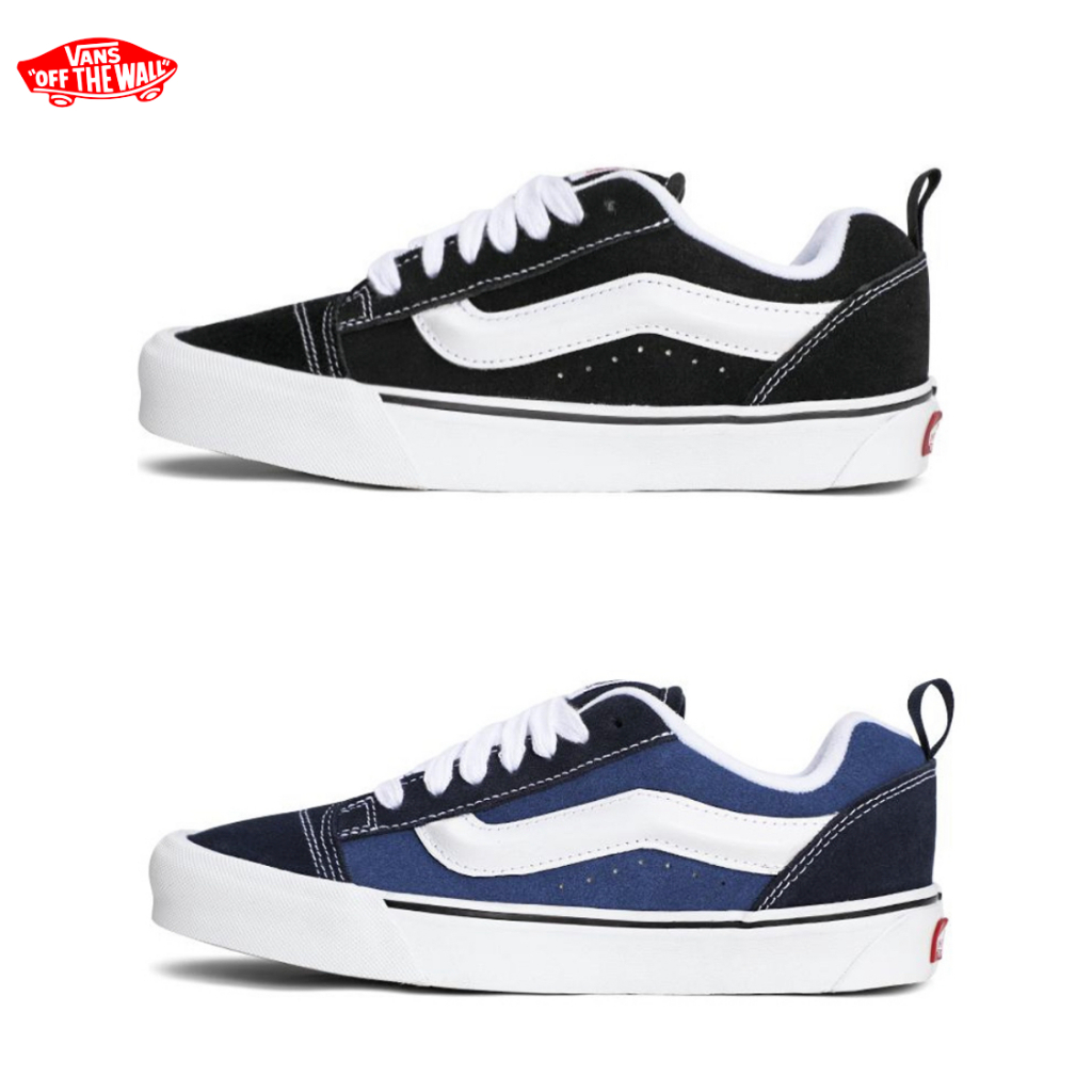 vans-knu-skool-รองเท้าบอร์ดต่ำ-สไตล์อเมริกัน-รองเท้าขนมปังวินเทจ