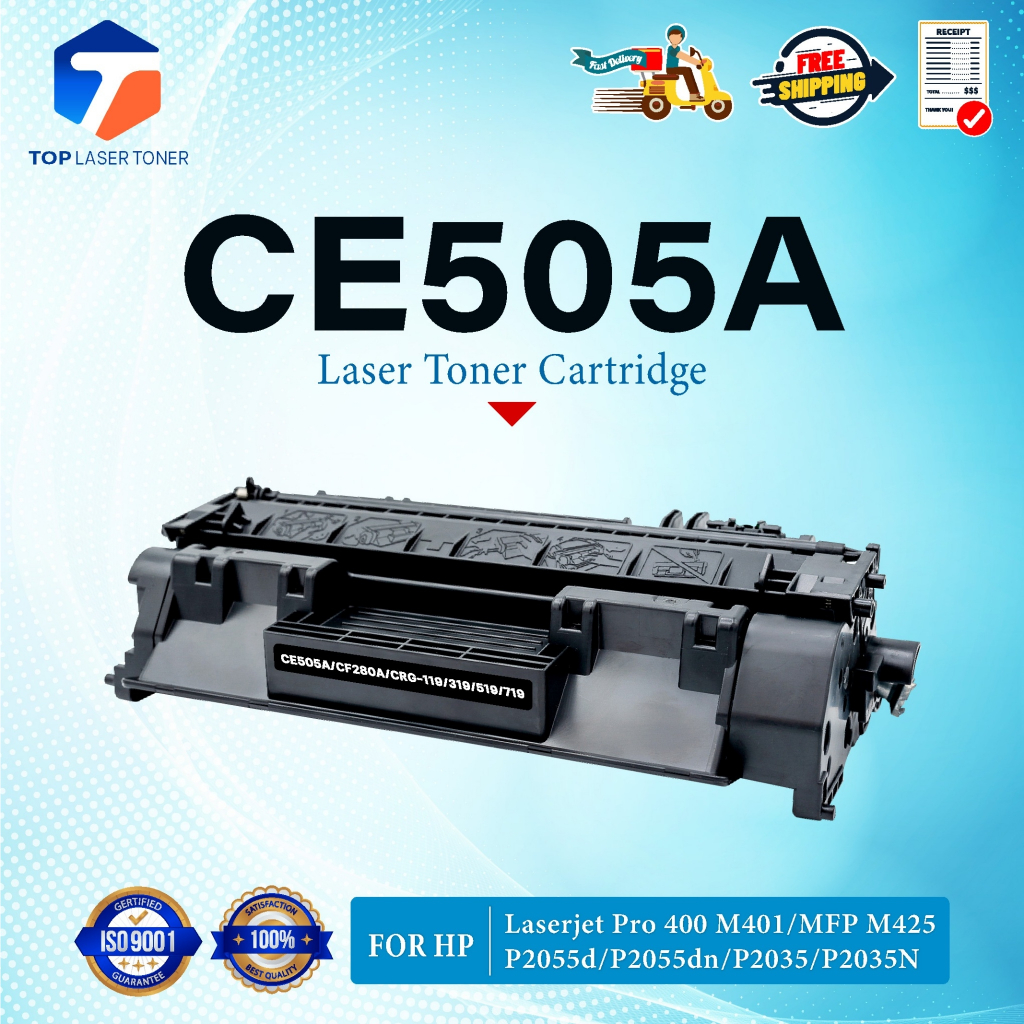 หมึกเทียบเท่า 505A CE505A 505 CE-505A 05A 505 CE505 FOR HP P2055d ...