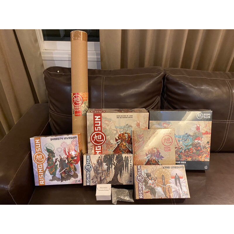 Rising Sun boardgame All in Daimyo Pledge ,Dynasty Invasion (Expansion