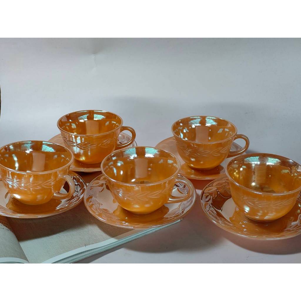 ชุดกาแฟ fire king USA งานวินเทจ สวย Shopee Thailand