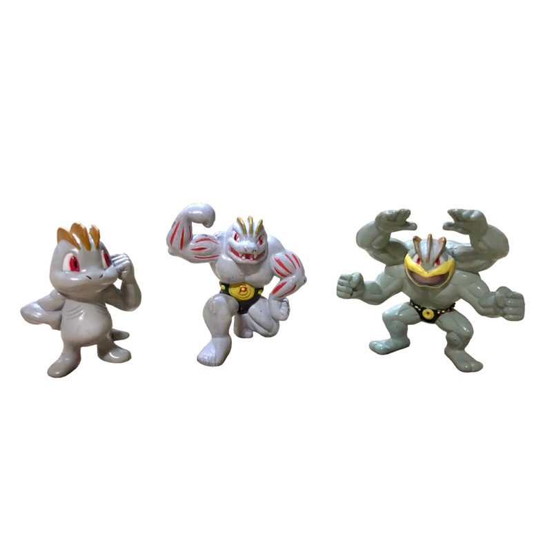 Pokemon Machop Machoke & Machamp Figures CGTSJ Vintage Authentic HTF ...