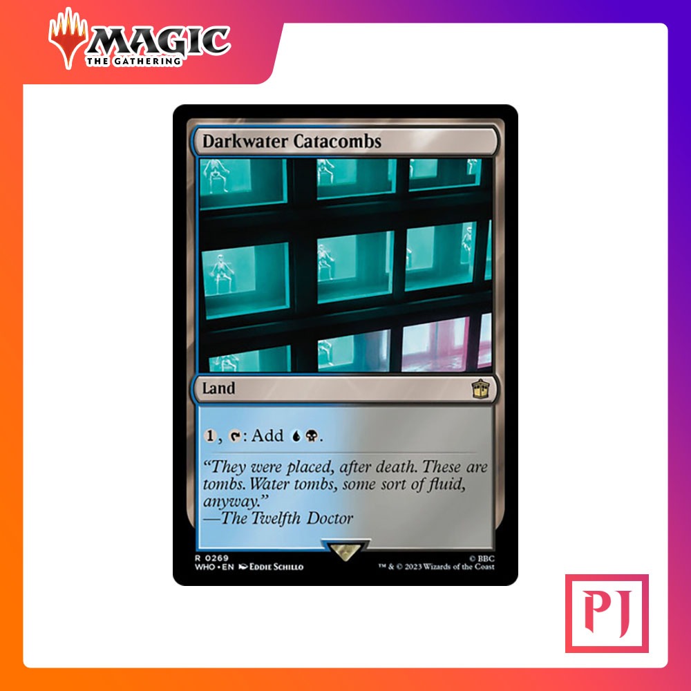 [MTG] Darkwater Catacombs [WHO] [LAND] [RARE] [NORMAL] [ENG] (การ์ดเม ...