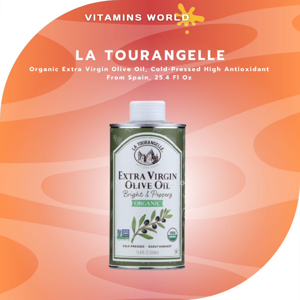 La Tourangelle, Organic Extra Virgin Olive Oil, Cold-Pressed High ...