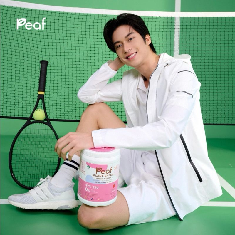 (ลดล้างสต็อค) Peaf Plant based protein : Swiss Strawberry โปรตีนพืช ...